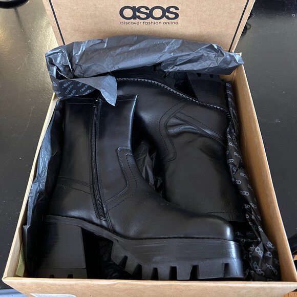 ASOS Black Ankle Boots - Picture 4 of 7